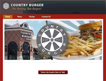 Tablet Screenshot of countryburgertx.com